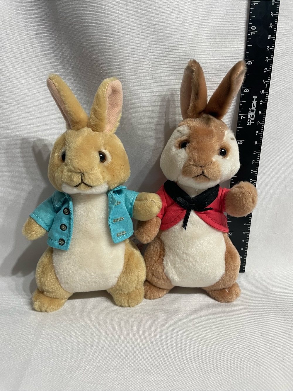 Ty Beanie Baby Beatrix Potter Peter Rabbit Cotton Tail & Flopsy plush